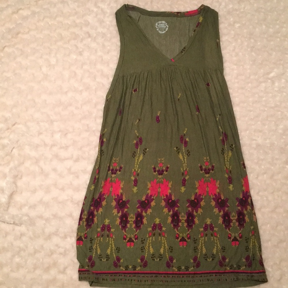 Beachy Floral Free People Slip (xs)